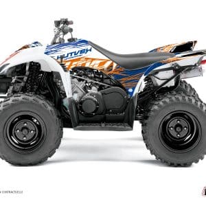 Kit Déco Quad Eraser Yamaha 350-450 Wolverine Bleu Orange () 2006-2009