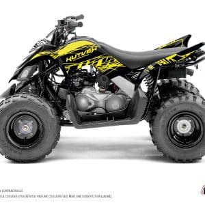 Kit Déco Quad Eraser Fluo Yamaha 90 Raptor Jaune () 2016-2023