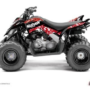 Kit Déco Quad Predator Yamaha 90 Raptor Rouge () 2016-2023