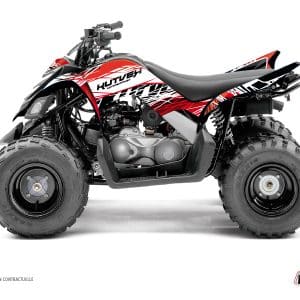 Kit Déco Quad Eraser Yamaha 90 Raptor Rouge Blanc () 2016-2023