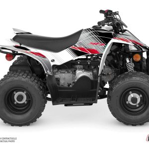 Kit Déco Quad Stripe Yamaha 50 YFZ Rouge () 2016-2018