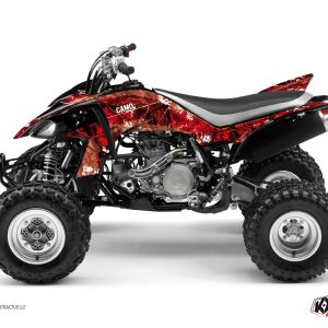 Kit Déco Quad Camo Yamaha 450 YFZ Rouge () 2004-2009
