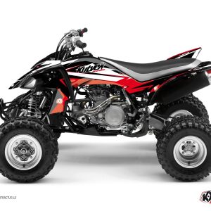 Kit Déco Quad Stage Yamaha 450 YFZ Noir Rouge () 2004-2009