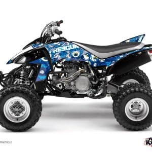 Kit Déco Quad Freegun Eyed Yamaha 450 YFZ Bleu () 2004-2009