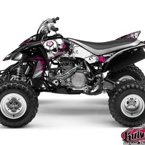Kit Déco Quad Trash Yamaha 450 YFZ Noir Rose () 2012-2013