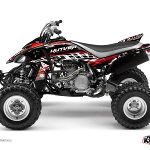 Kit Déco Quad Eraser Yamaha 450 YFZ Rouge Blanc () 2012-2013