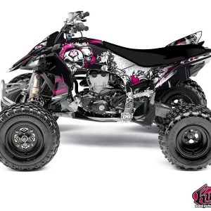 Kit Déco Quad Trash Yamaha 450 YFZ R Noir Rose () 2014-2019