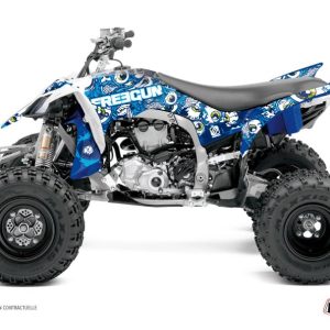 Kit Déco Quad Freegun Eyed Yamaha 450 YFZ R Bleu () 2014-2019