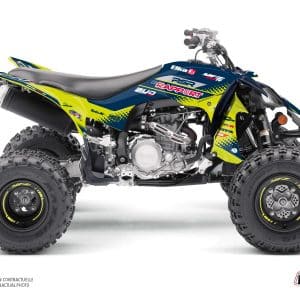 Kit Déco Quad Replica By Rapport K20 Yamaha 450 YFZ R Bleu Jaune () 2014-2019
