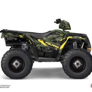 Kit Déco Quad Hidden Polaris 570 Sportsman Forest Vert Jaune () 2018-2020
