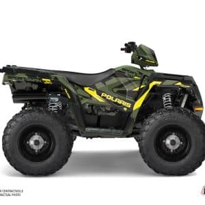 Kit Déco Quad Hidden Polaris 570 Sportsman Forest Vert Jaune () 2021-2023