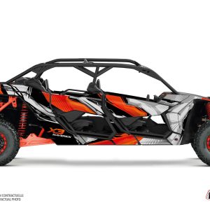 Kit Déco SSV Kliff Can Am Maverick X3 MAX Rouge () 2017-2023