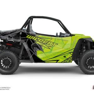 Kit Déco SSV Requiem Arctic Cat Textron Wildcat XX Noir Vert FULL () 2017-2023