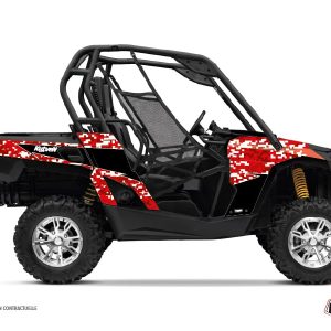 Kit Déco SSV Predator Can Am Commander Rouge () 2012-2017