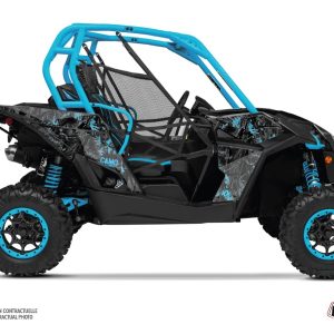 Kit Déco SSV Camo Can Am Maverick Noir Bleu () 2013-2015