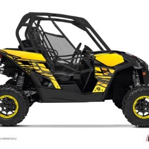 Kit Déco SSV Eraser Can Am Maverick Jaune () 2013-2015