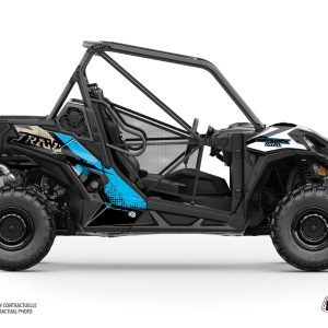 Kit Déco SSV Kraft Can Am Maverick Trail Blanc Bleu () 2018-2023
