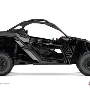 Kit Déco SSV Alpha Can Am Maverick X3 Noir Gris () 2017-2023