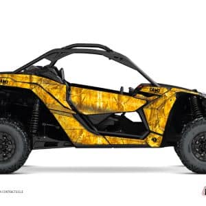 Kit Déco SSV Camo Can Am Maverick X3 Jaune () 2017-2023