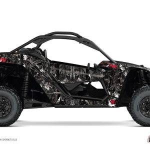 Kit Déco SSV Camo Can Am Maverick X3 Noir Blanc () 2017-2023