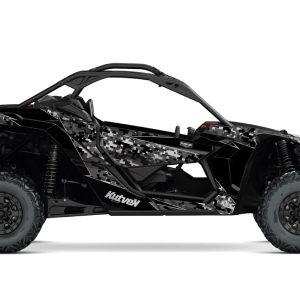 Kit Déco SSV Predator Can Am Maverick X3 Noir Gris () 2017-2023