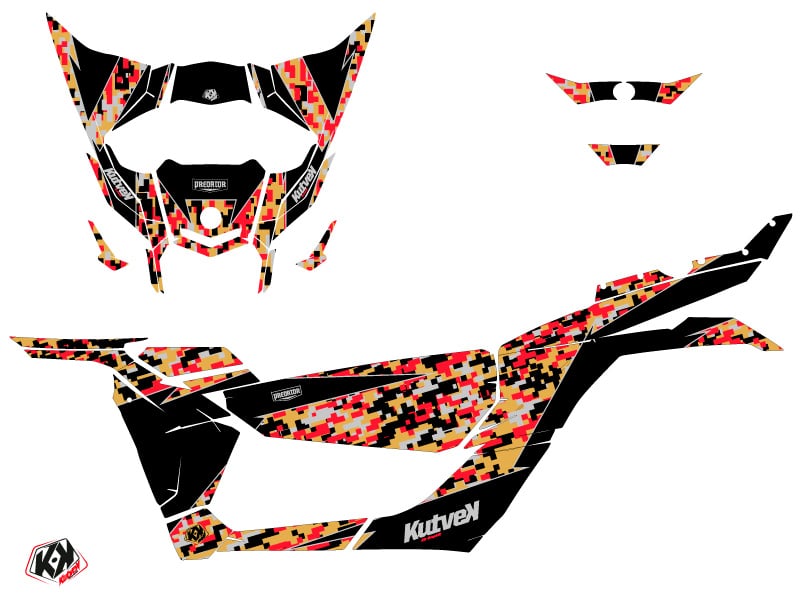 Kit Déco SSV Predator Can Am Maverick X3 Gold () 2017-2023 – Image 2
