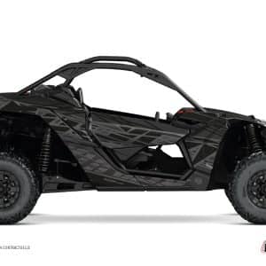 Kit Déco SSV Eraser Can Am Maverick X3 Noir Gris () 2017-2023