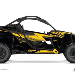 Kit Déco SSV Stage Can Am Maverick X3 Jaune () 2017-2023