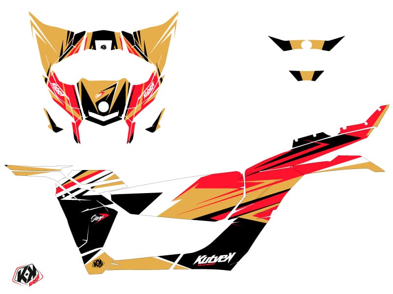 Kit Déco SSV Stage Can Am Maverick X3 Gold () 2017-2023 – Image 2