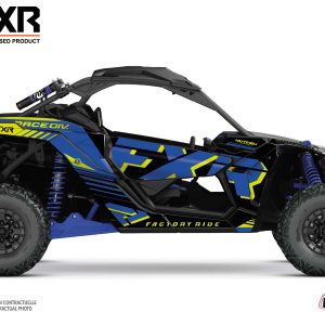 Kit Déco SSV FXR N1 Can Am Maverick X3 Bleu () 2017-2023