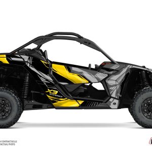Kit Déco SSV Kliff Can Am Maverick X3 Jaune () 2017-2023