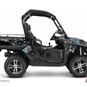 Kit Déco SSV Predator CF Moto U Force 800 Noir Turquoise () 2014-2023