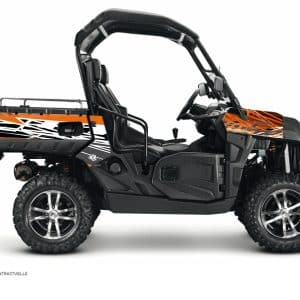 Kit Déco SSV Eraser CF Moto U Force 800 Orange Noir () 2014-2023