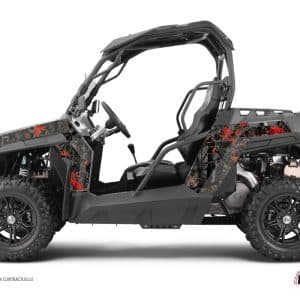 Kit Déco SSV Camo CF Moto Z Force 800 Noir Rouge () 2014-2023