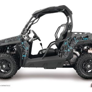Kit Déco SSV Camo CF Moto Z Force 800 Noir Bleu () 2014-2023