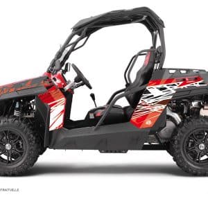 Kit Déco SSV Eraser CF Moto Z Force 800 Rouge Blanc () 2014-2023