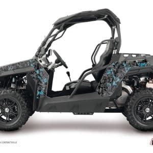 Kit Déco SSV Camo CF Moto Z Force 1000 Noir Bleu () 2016-2023