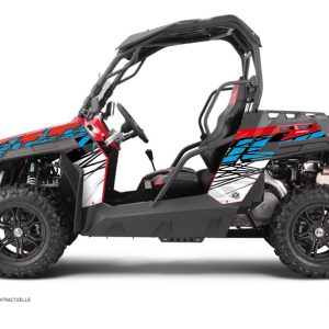 Kit Déco SSV Eraser CF Moto Z Force 1000 Bleu Blanc Rouge () 2016-2023
