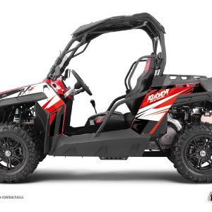 Kit Déco SSV Stage CF Moto Z Force 1000 Noir Rouge () 2016-2023