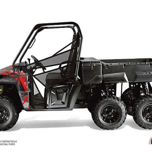 Kit Déco SSV Evil Polaris Ranger 6x6 Gris Rouge () 2014-2016