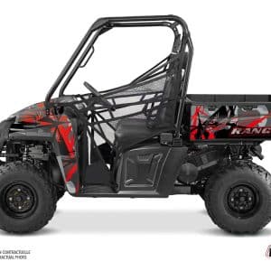 Kit Déco SSV Evil Polaris Ranger 570 FULL Gris Rouge () 2016-2021