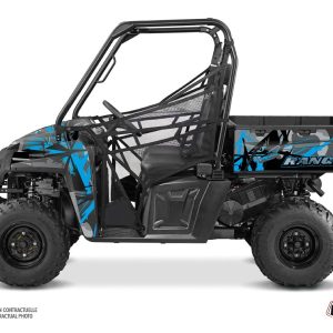 Kit Déco SSV Evil Polaris Ranger 570 FULL Gris Bleu () 2016-2021