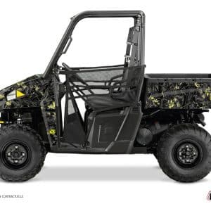Kit Déco SSV Camo Polaris Ranger 900 XP Noir Jaune () 2016