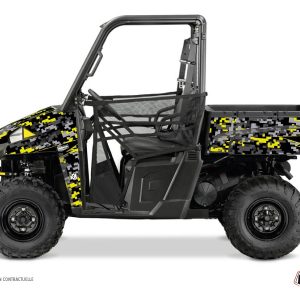 Kit Déco SSV Predator Polaris Ranger 900 XP Noir Gris Jaune () 2017-2019