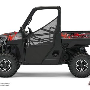 Kit Déco SSV Evil Polaris Ranger 1000 XP Gris Rouge () 2017