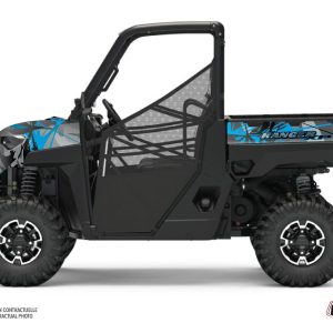 Kit Déco SSV Evil Polaris Ranger 1000 XP Gris Bleu () 2017