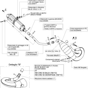 Ligne Complète X-FIGHT CRM 50 DERAPAGE - Homologué 2006-2013