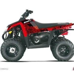 Kit Déco Quad Predator Polaris Scrambler 500 Rouge Noir () 1998-2009