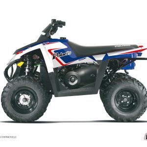 Kit Déco Quad Vintage Polaris Scrambler 500 Bleu () 2010-2013