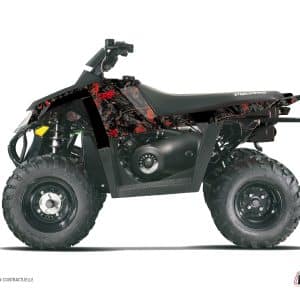 Kit Déco Quad Camo Polaris Scrambler 500 Noir Rouge () 2010-2013